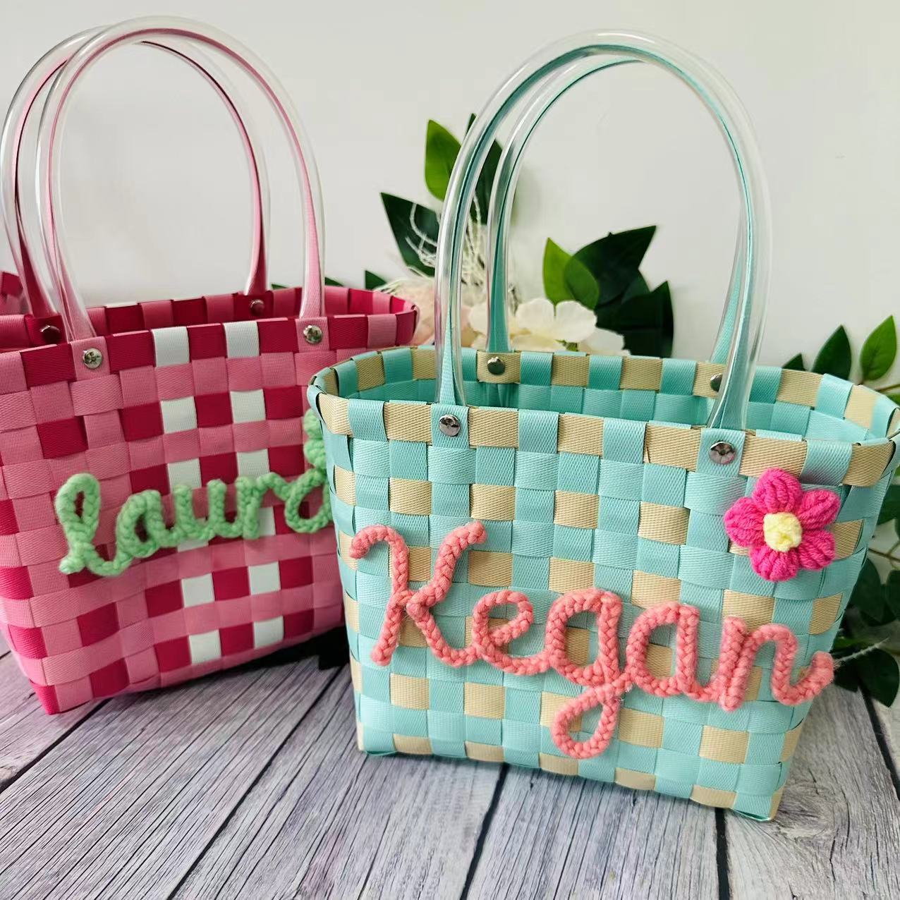 Custom Weaved Name Totes *PRE-ORDER*