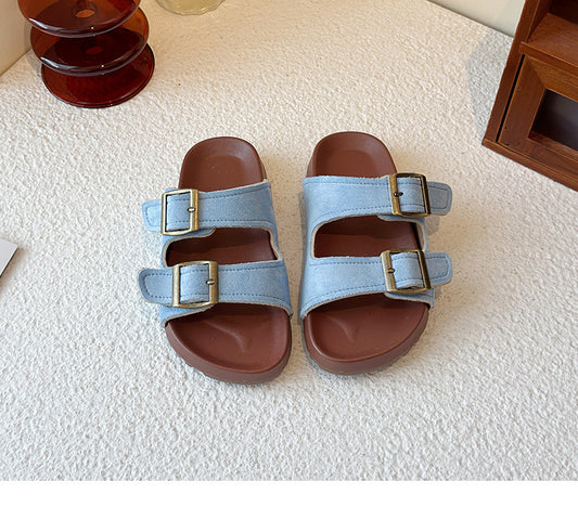 The Bex Double Buckle Kid Sandals *PRE-ORDER*