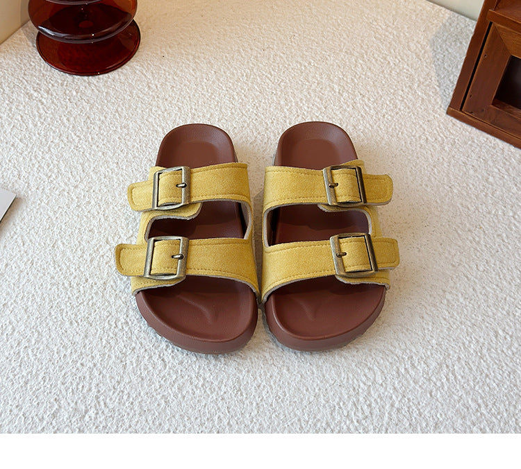 The Bex Double Buckle Kid Sandals *PRE-ORDER*