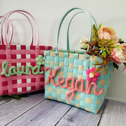 Custom Weaved Name Totes *PRE-ORDER*