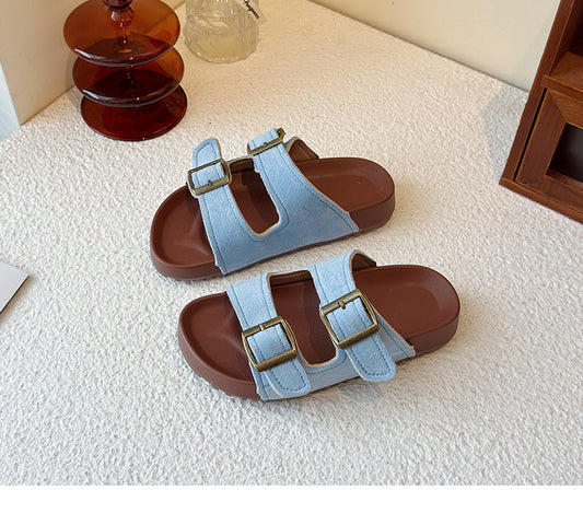 The Bex Double Buckle Kid Sandals *PRE-ORDER*