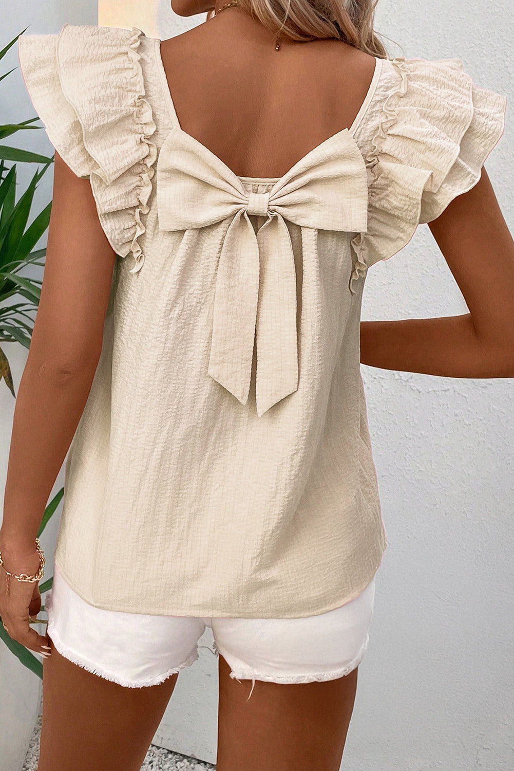 The Elaine Ruffle and Bow Top *PRE-ORDER*
