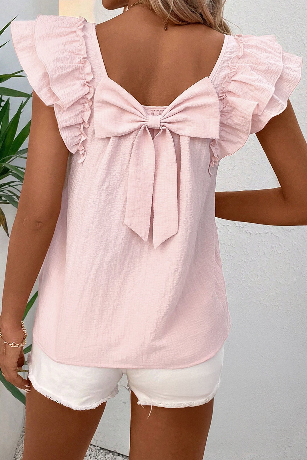 The Elaine Ruffle and Bow Top *PRE-ORDER*