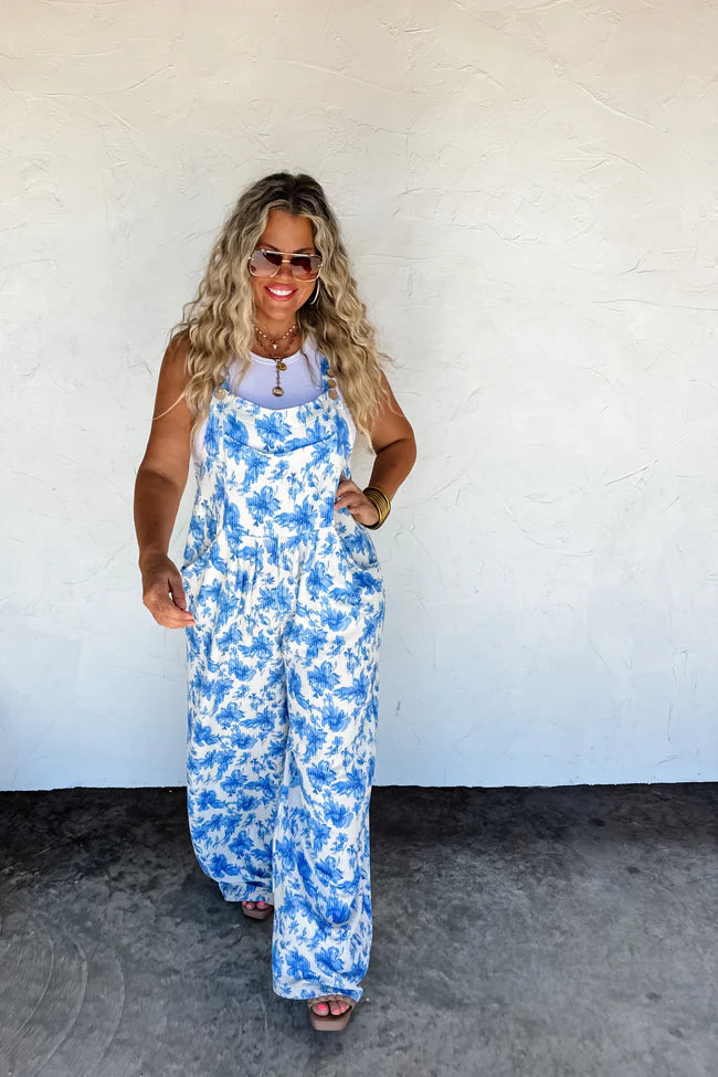 Cassidy Floral Boho Overalls