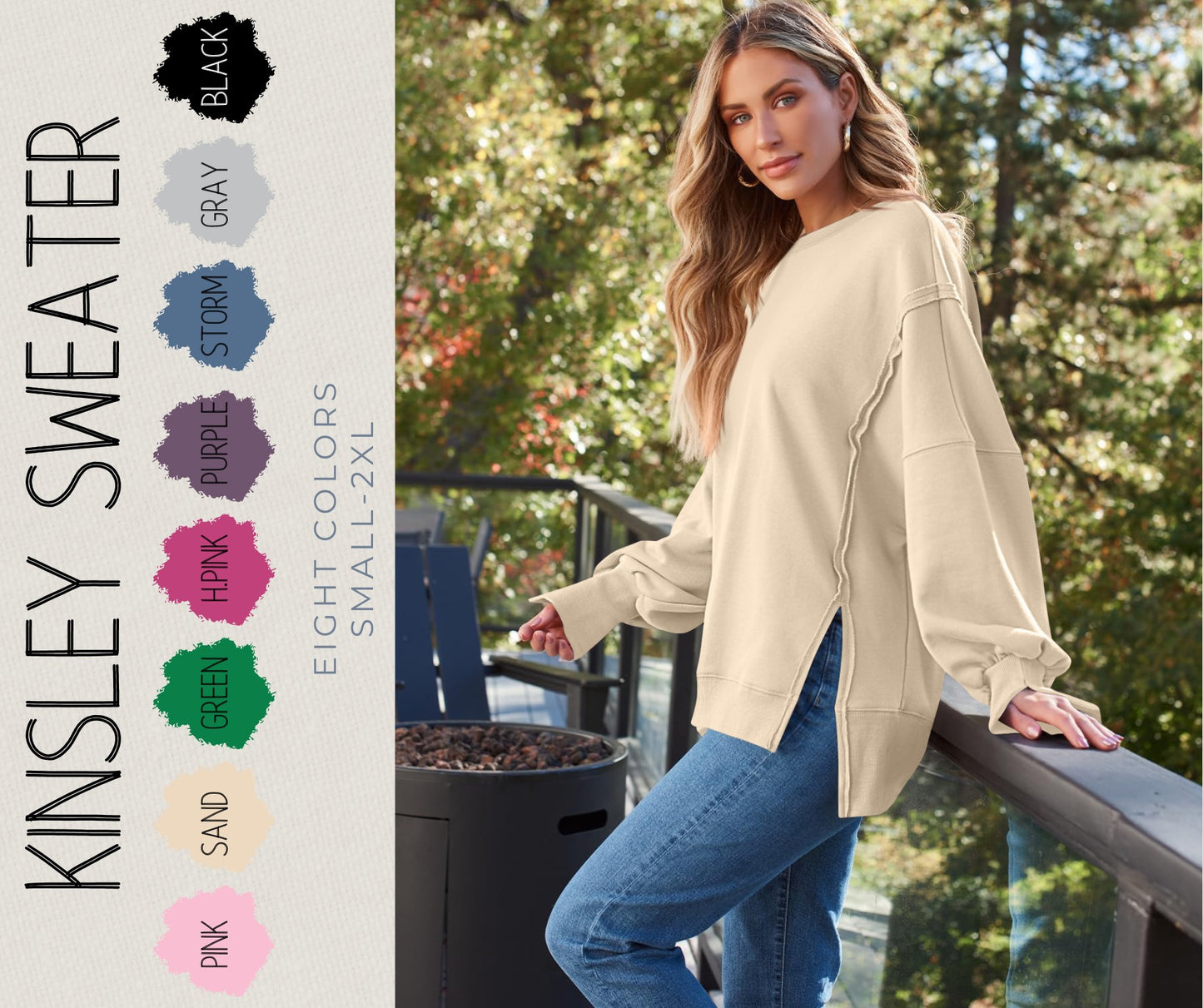 Kinsley sweater *PRE-ORDER*