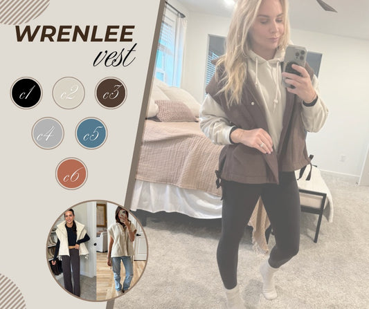 Wrenlee Fleece Vest *PRE-ORDER*