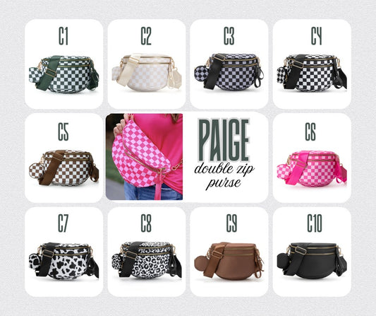 Paige Double zip purse *PRE-ORDER*