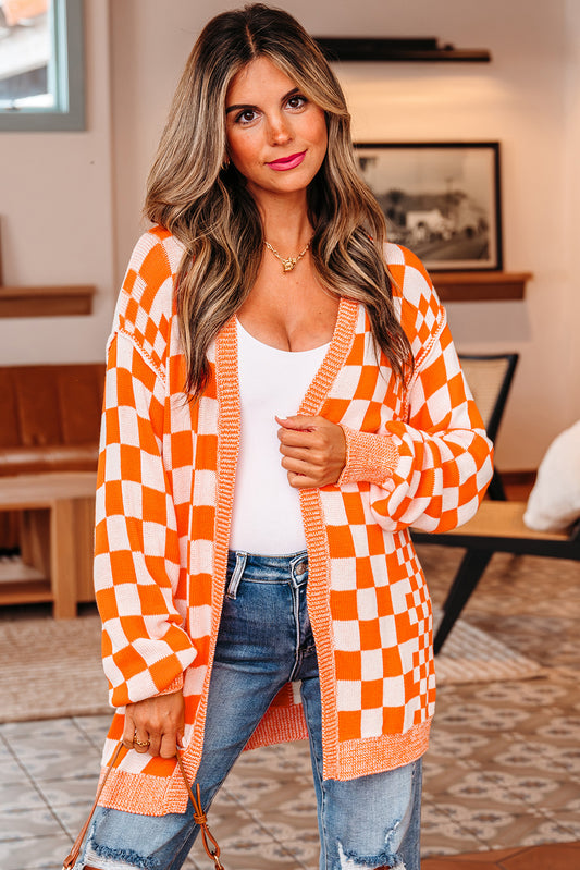 CIENNA Checkered Cardi *PRE-ORDER*