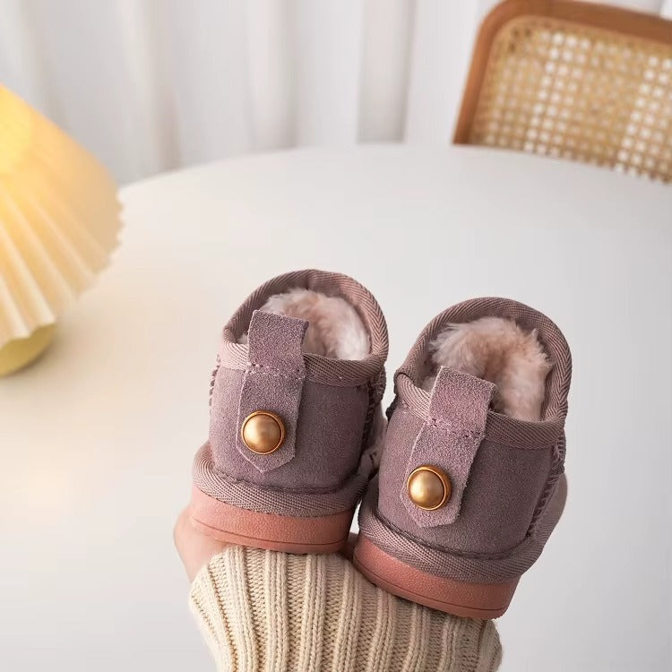 KID Faux Fur and Suede Mini Shortie BOOTS! *PRE-ORDER*