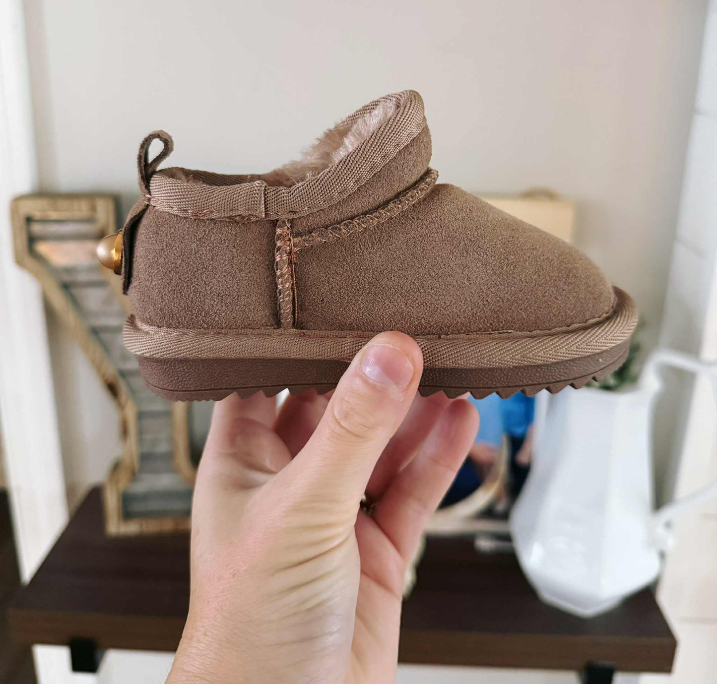 KID Faux Fur and Suede Mini Shortie BOOTS! *PRE-ORDER*