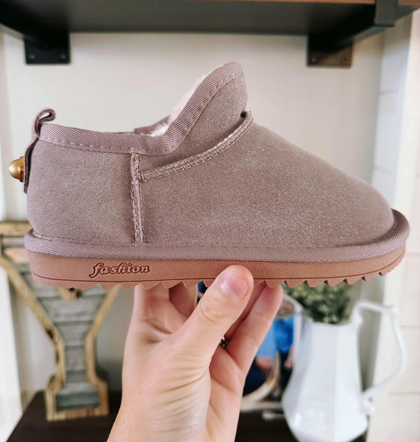 KID Faux Fur and Suede Mini Shortie BOOTS! *PRE-ORDER*