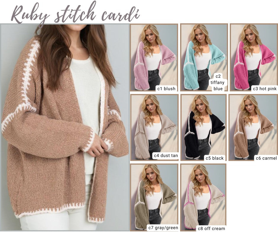 Ruby Stitch Cardi *PRE-ORDER*
