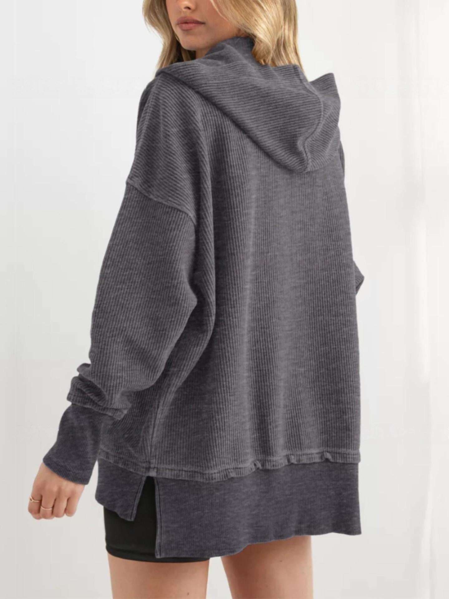 Eris side Split Henley *PRE-ORDER*