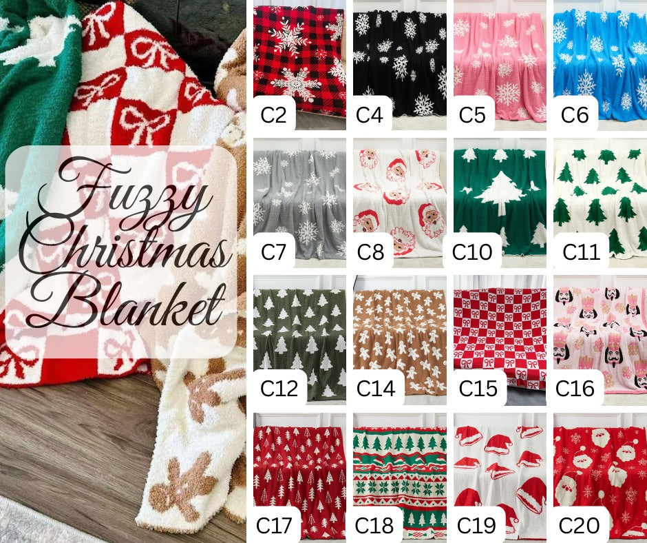 Christmas Blanket ( sherpa ultra soft) *PRE-ORDER*