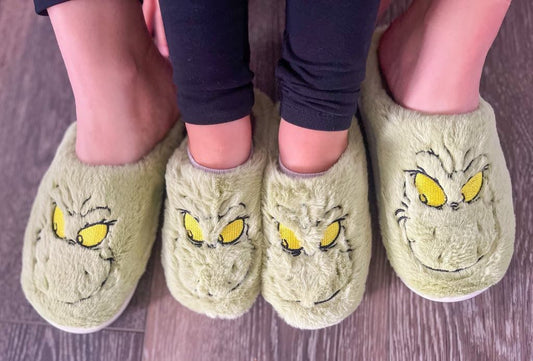 Green Man Slippers Kids and Adults *PRE-ORDER*