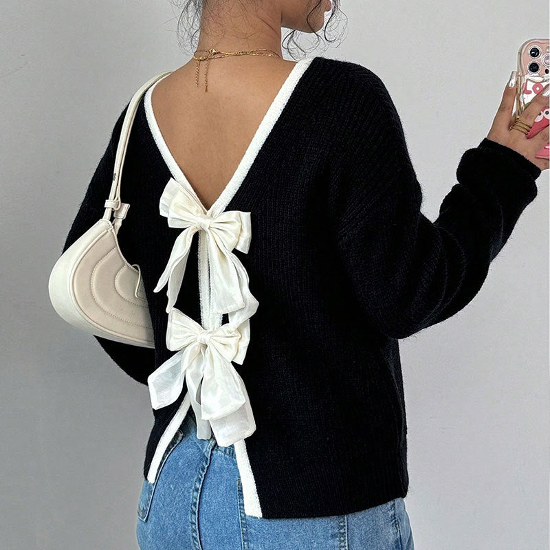 Dakotah Bow Sweater *PRE-ORDER*