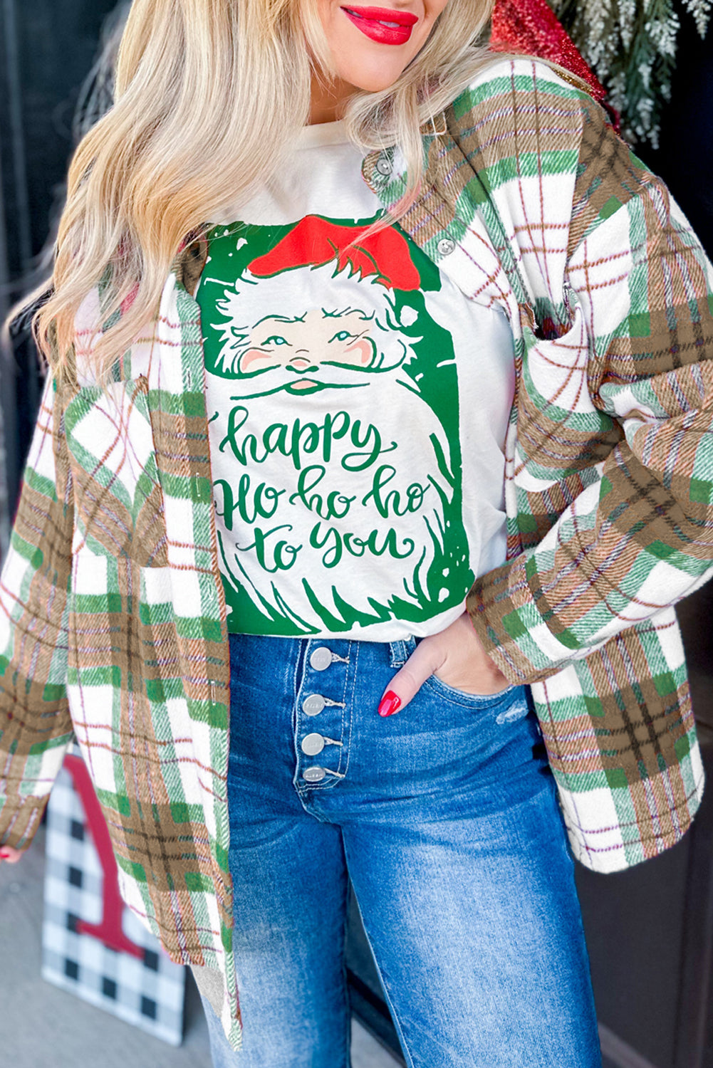 Festive Plaid shirt *PRE-ORDER*