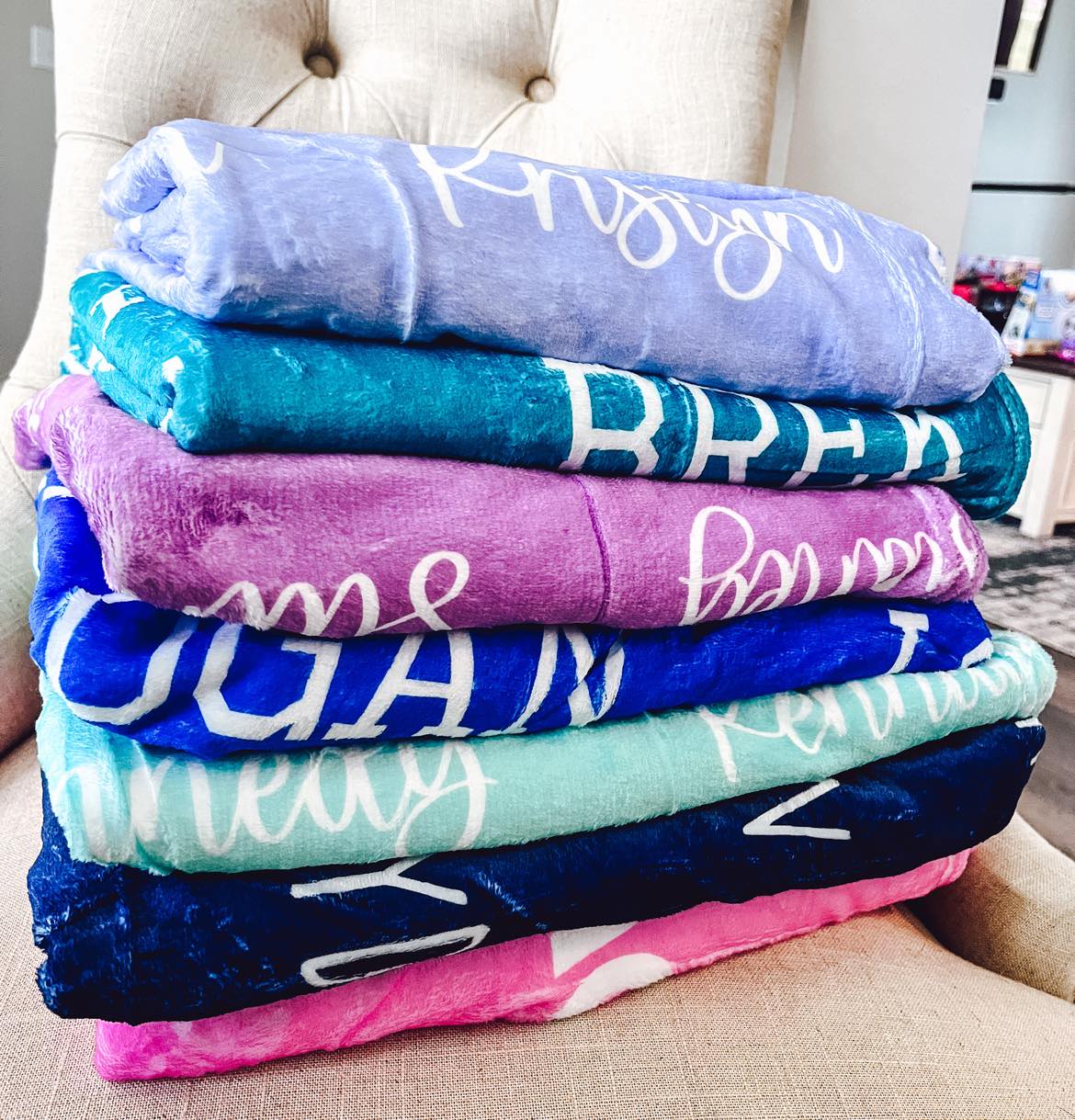 Repeating Name Blanket *PRE-ORDER*