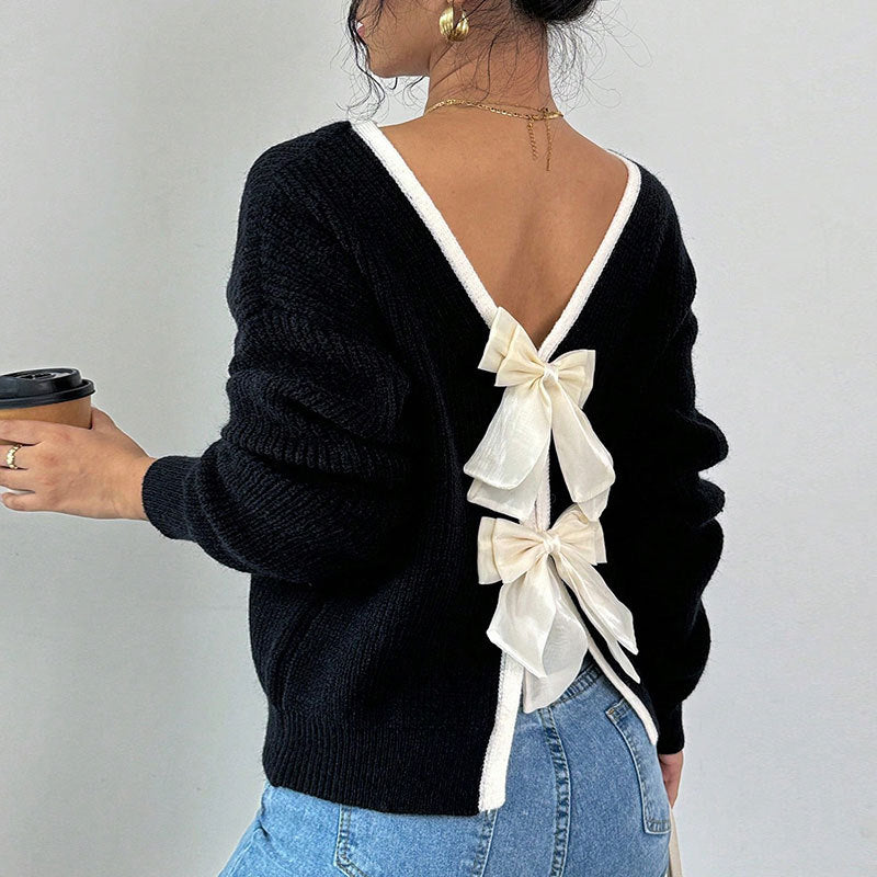 Dakotah Bow Sweater *PRE-ORDER*