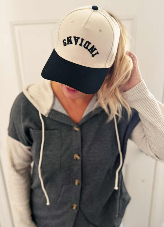 Upside down embroidered hat *PRE-ORDER*