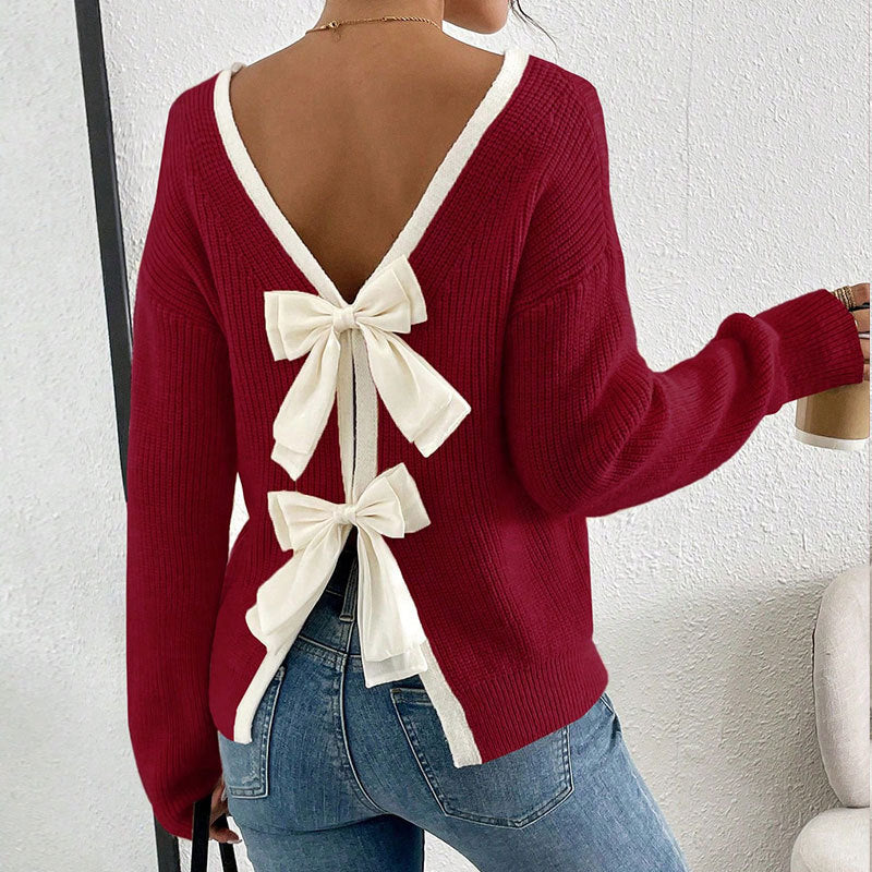 Dakotah Bow Sweater *PRE-ORDER*