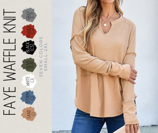 Faye Waffle Knit *PRE-ORDER*
