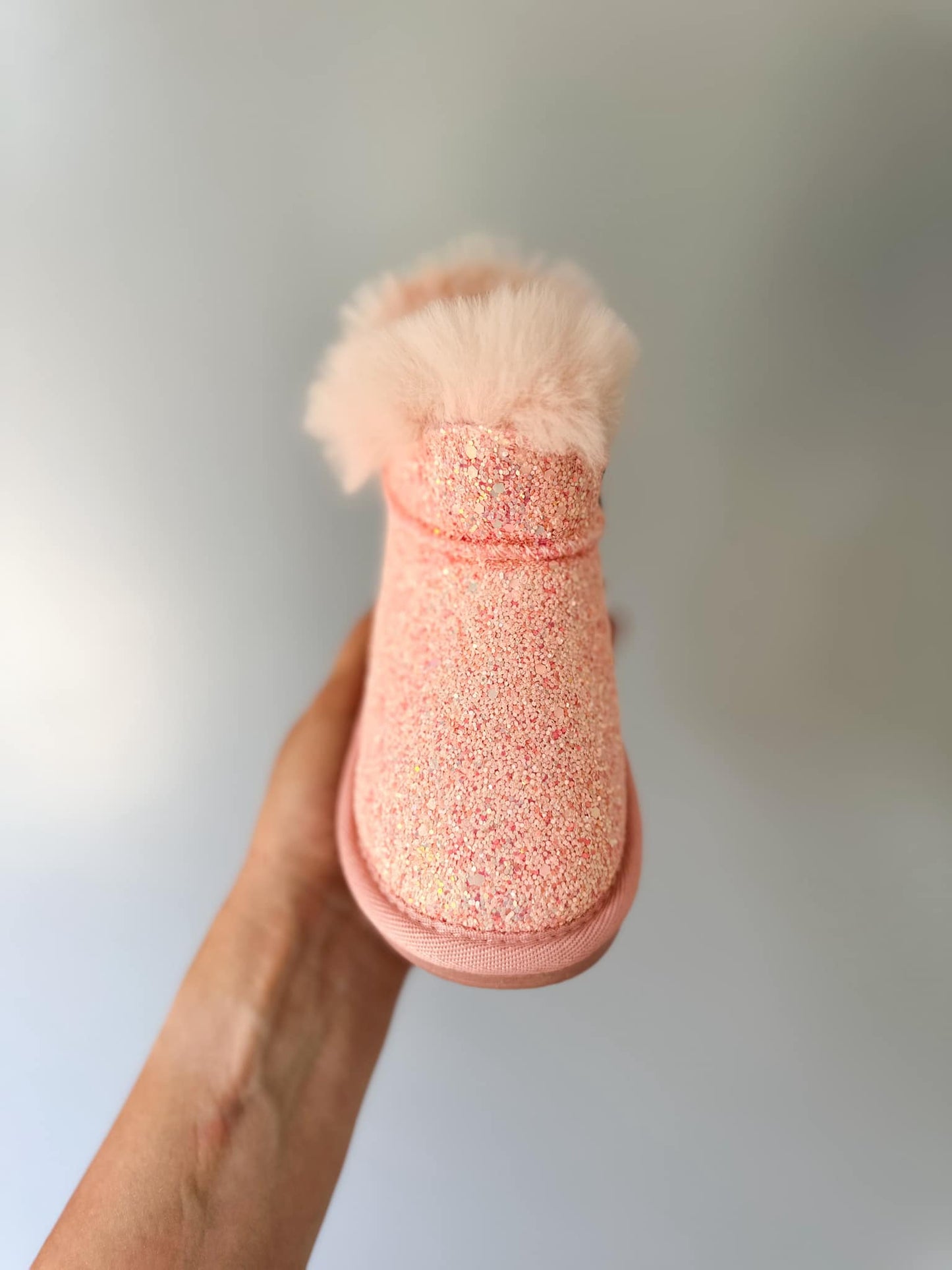 Vegan Leather Fuzzy Sparkle BOOT *PRE-ORDER*