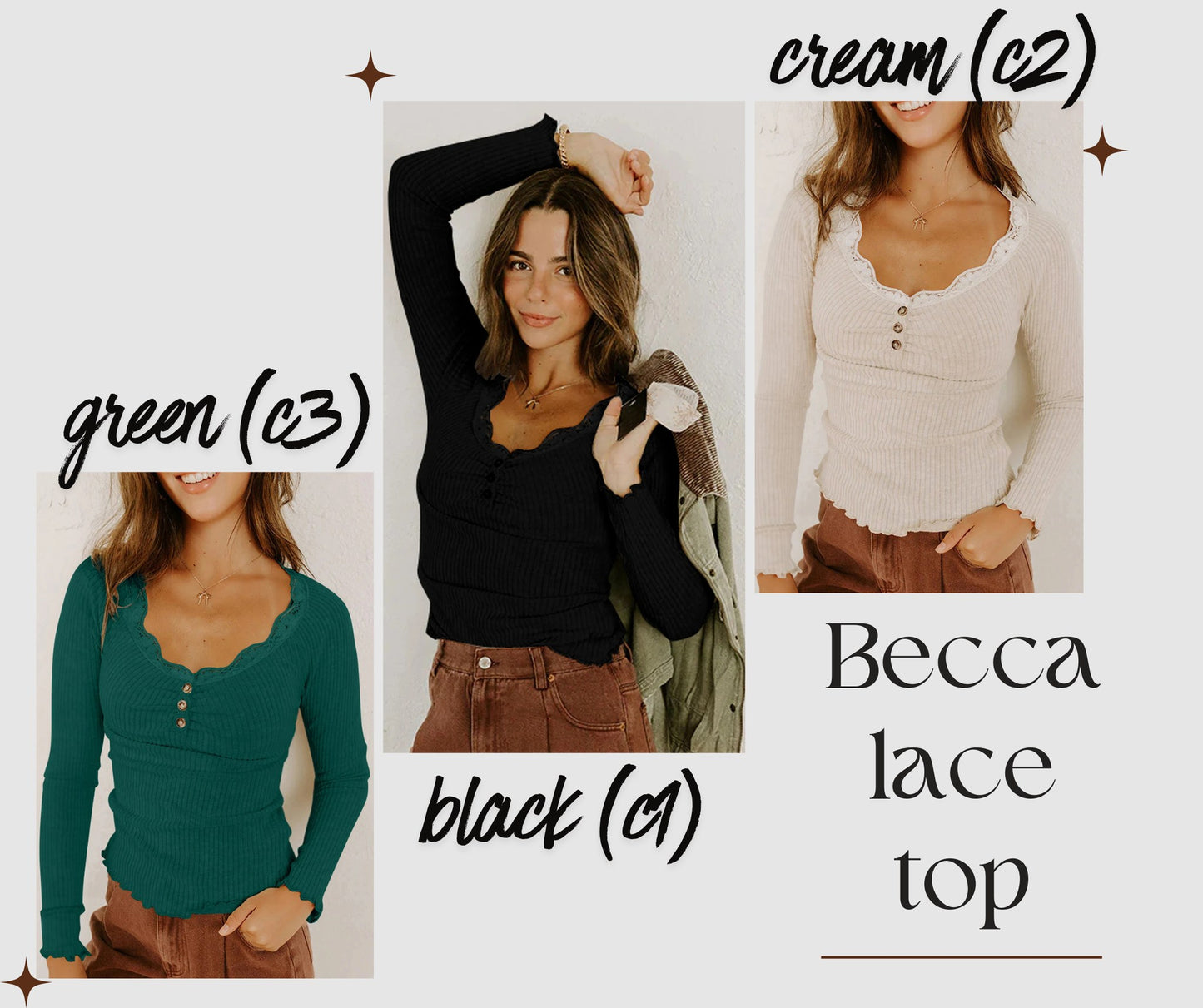 Becca Lace Top *PRE-ORDER*