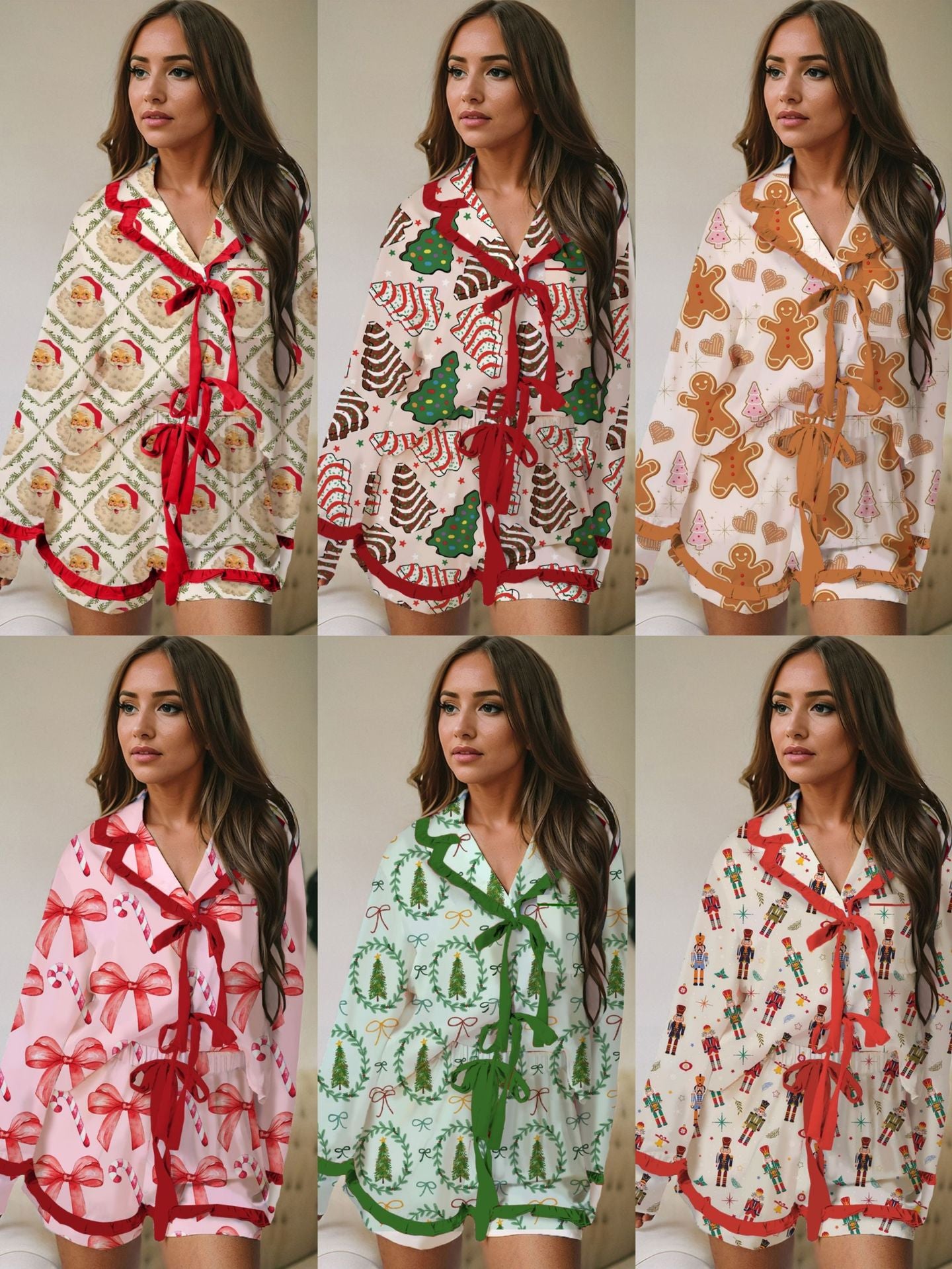 Christmas Silky Pjs *PRE-ORDER*