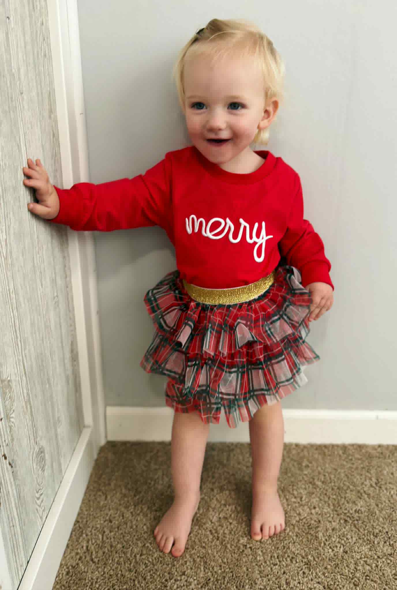 Merry Plaid Tutu Set *PRE-ORDER*