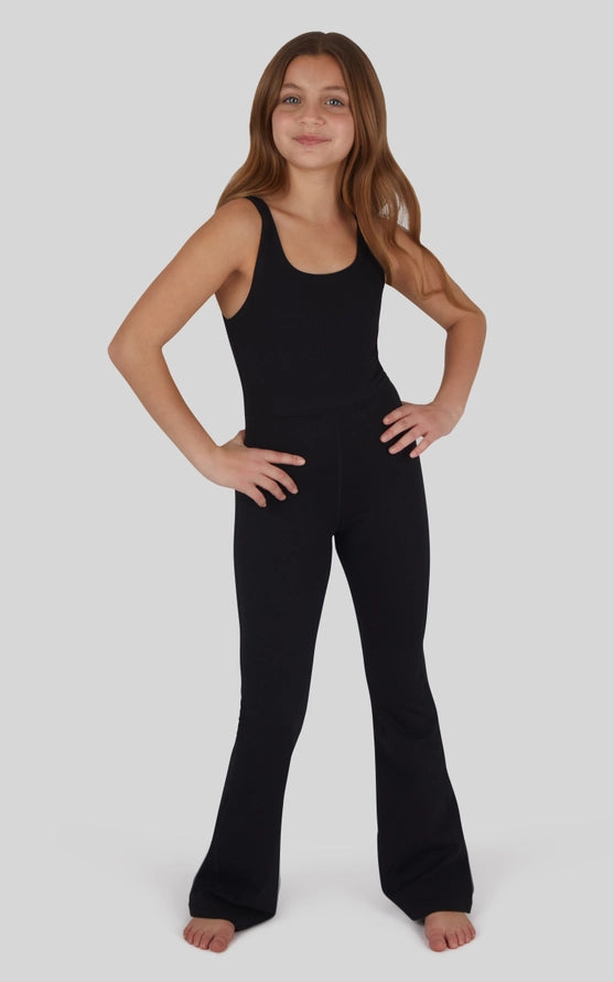 Girls Lux Core Flared Leg Romper