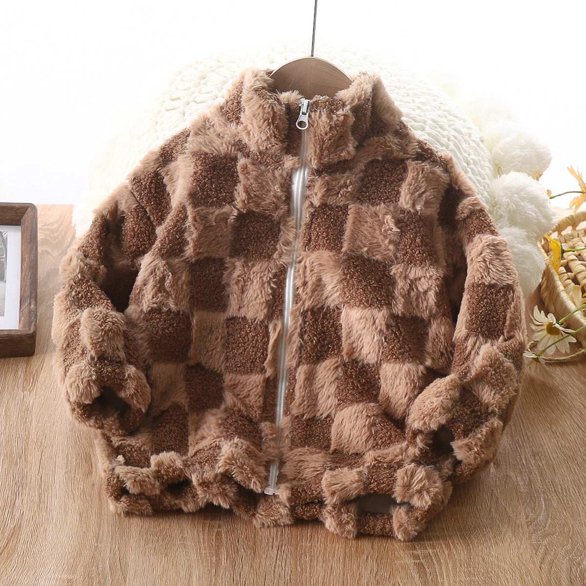 Checker Teddy Bear Fleece *PRE-ORDER*