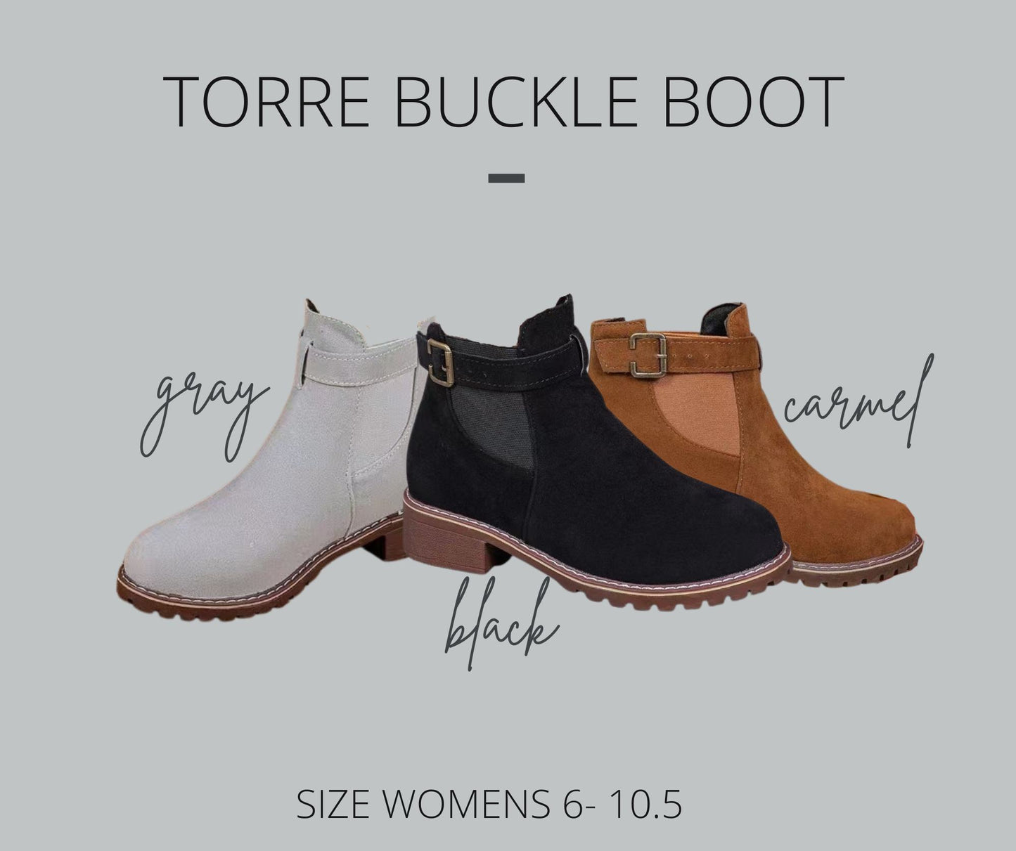 Torre Buckle Boot *PRE-ORDER*