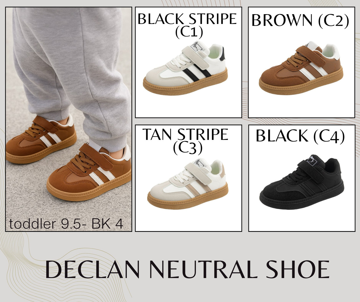 DECLAN Neutral Shoes *PRE-ORDER*