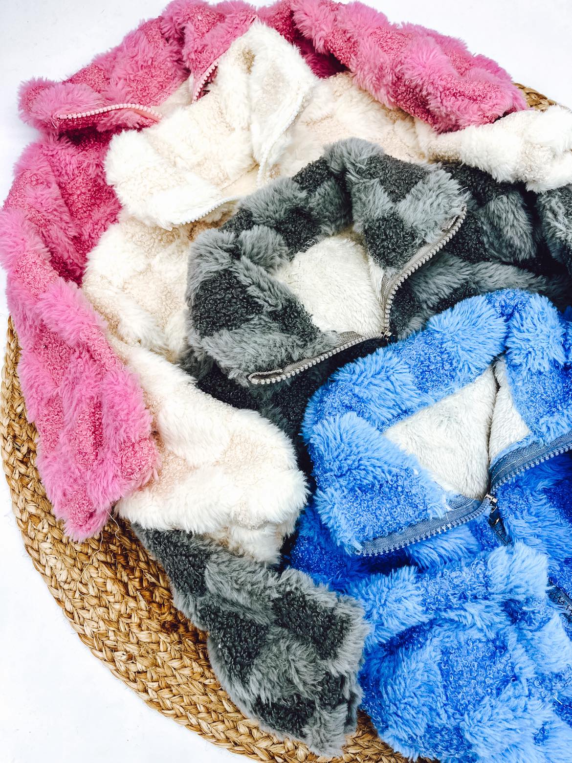 Checker Teddy Bear Fleece *PRE-ORDER*