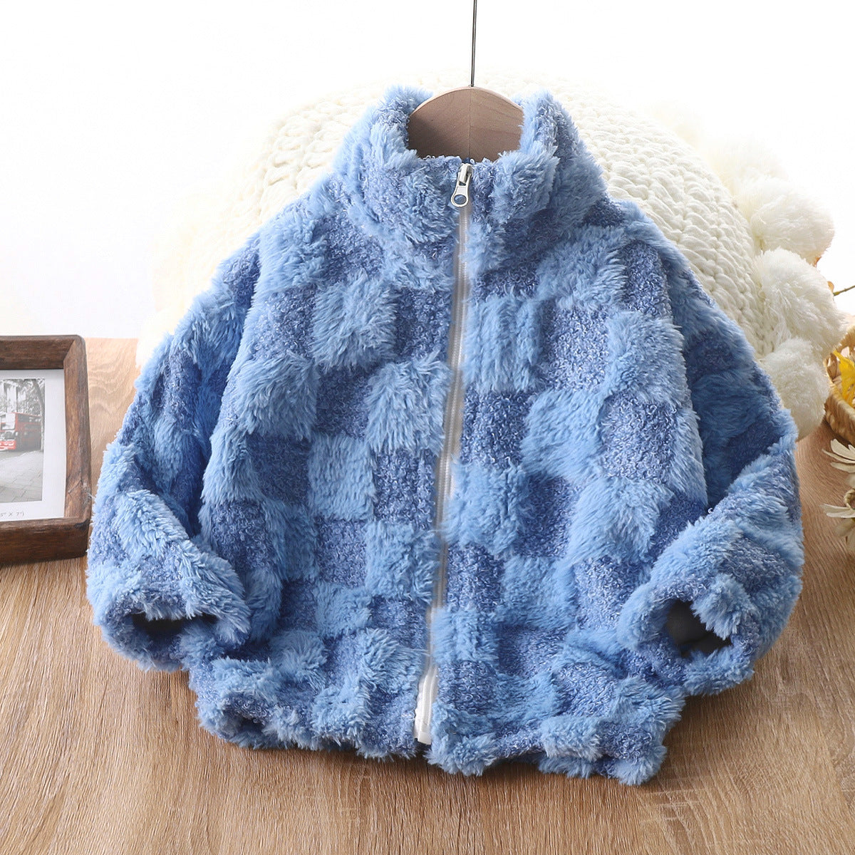 Checker Teddy Bear Fleece *PRE-ORDER*