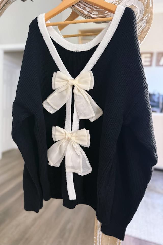 Dakotah Bow Sweater *PRE-ORDER*
