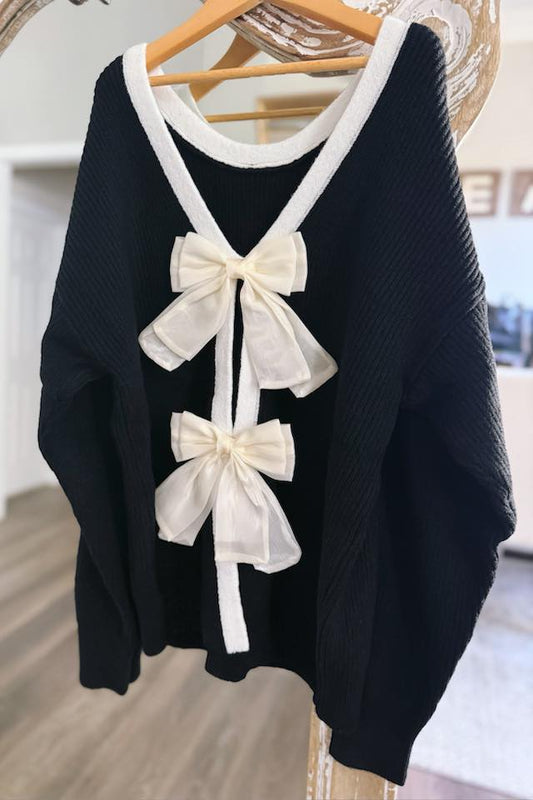Dakotah Bow Sweater *PRE-ORDER*