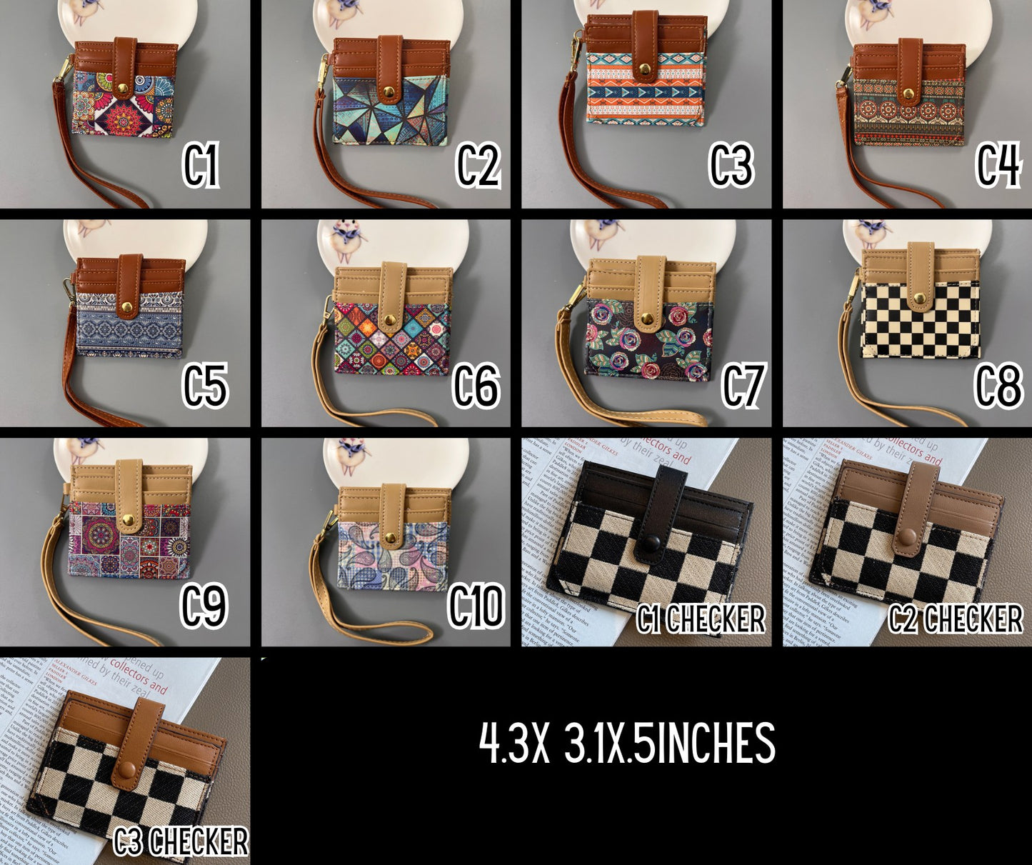 Vegan Leather Wallets *PRE-ORDER*