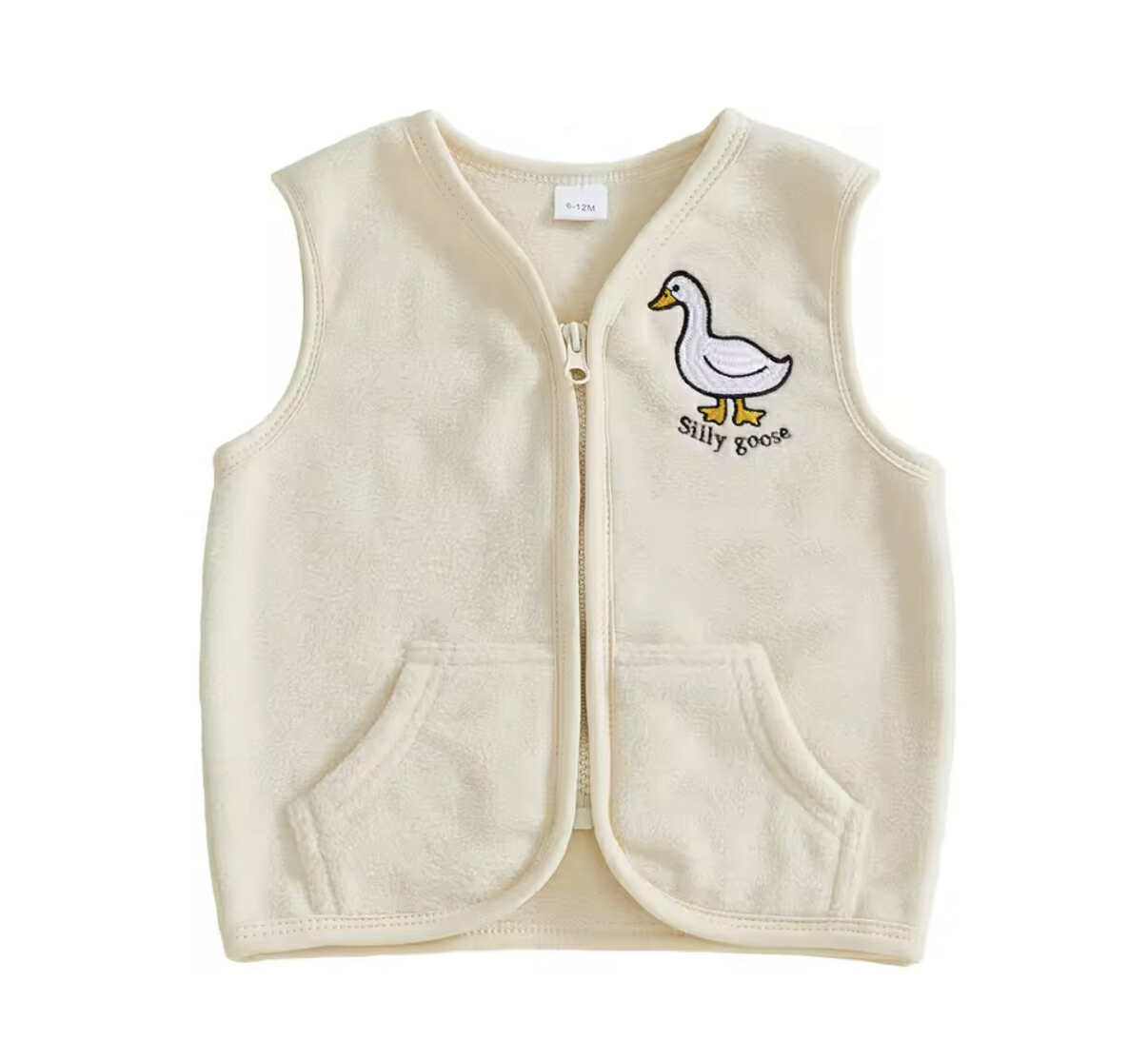 Goose and Duck embroidered vest *PRE-ORDER*