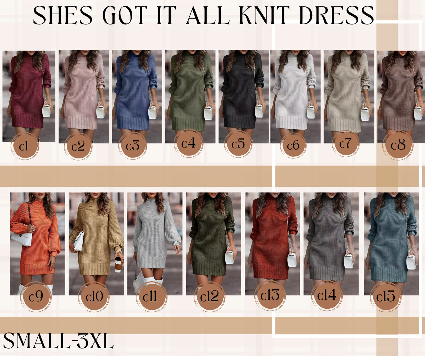 She's got it all dress *PRE-ORDER*