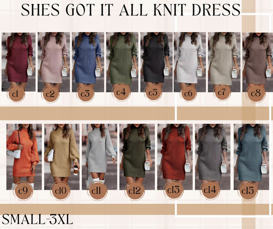 She's got it all dress *PRE-ORDER*