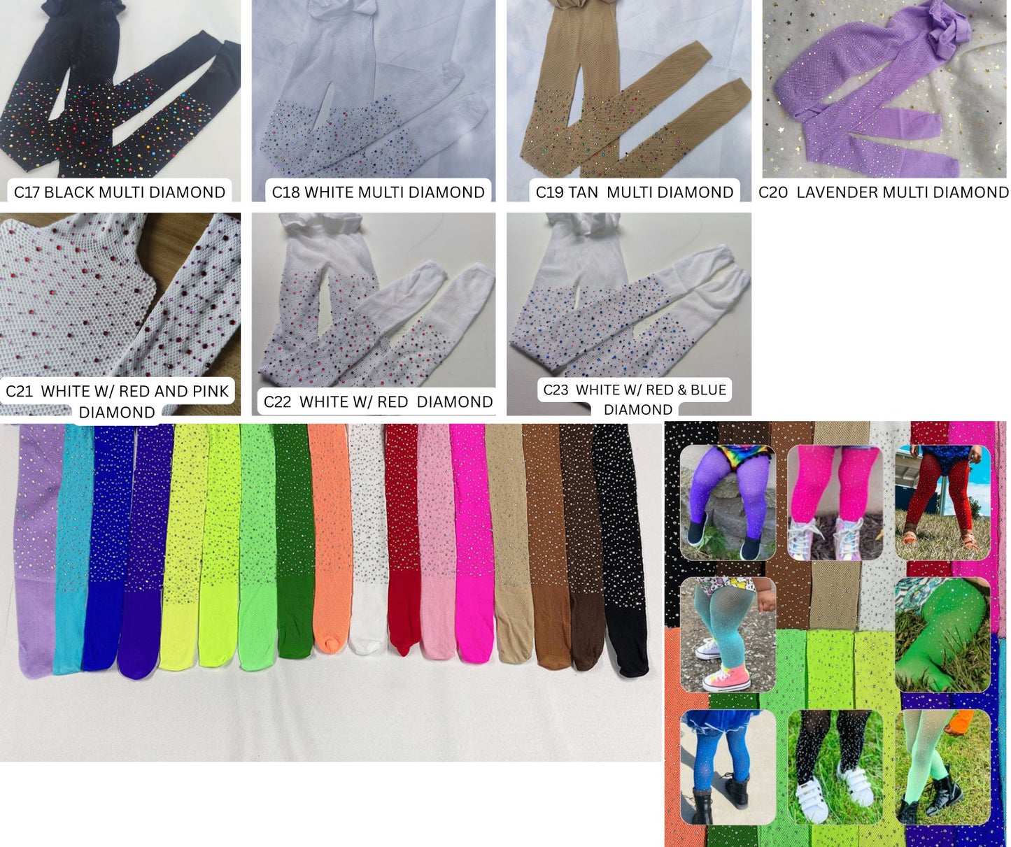 Bling Rhinestone Tights *PRE-ORDER*