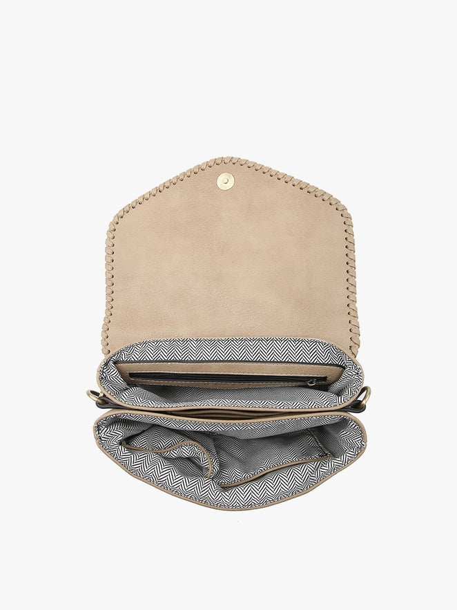 The Sloane Flap over Crossbody- Sage