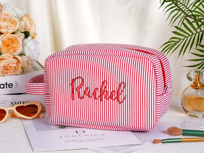 custom embroider cosmetic or purse case *PRE-ORDER*