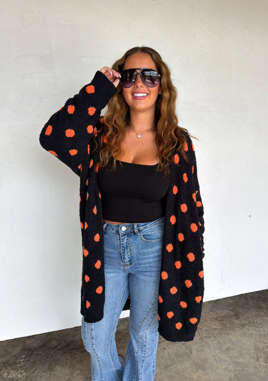 Boo Crew- POLKA DOT Cardigan