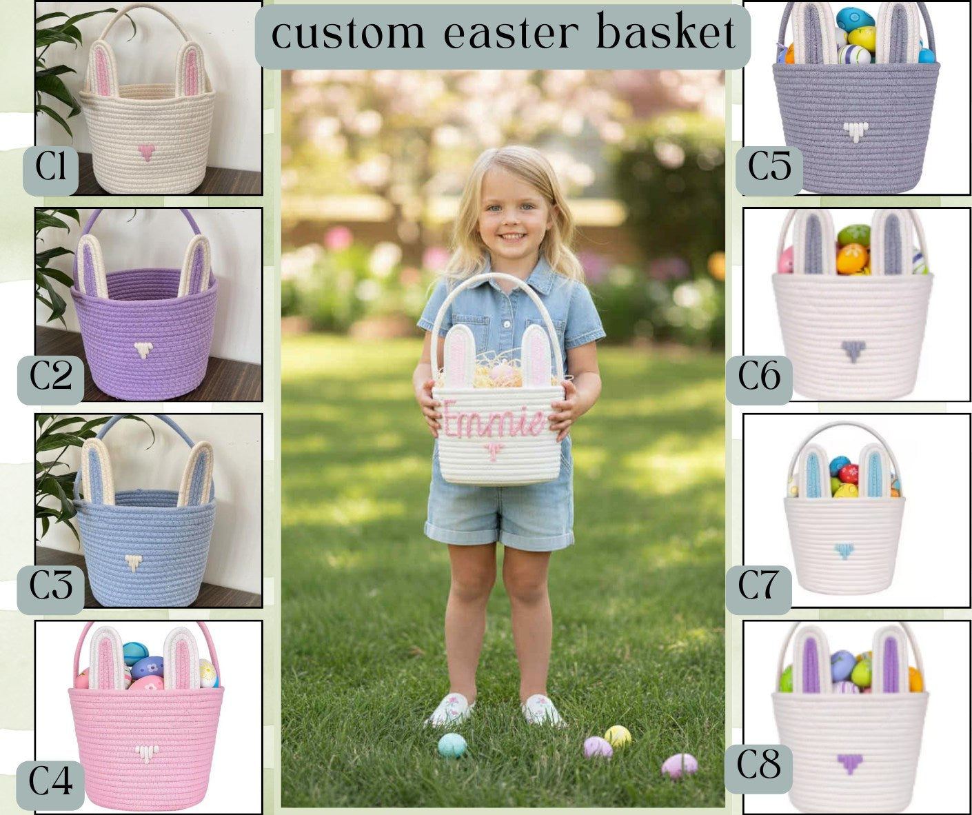Custom Easter Basket *PRE-ORDER*