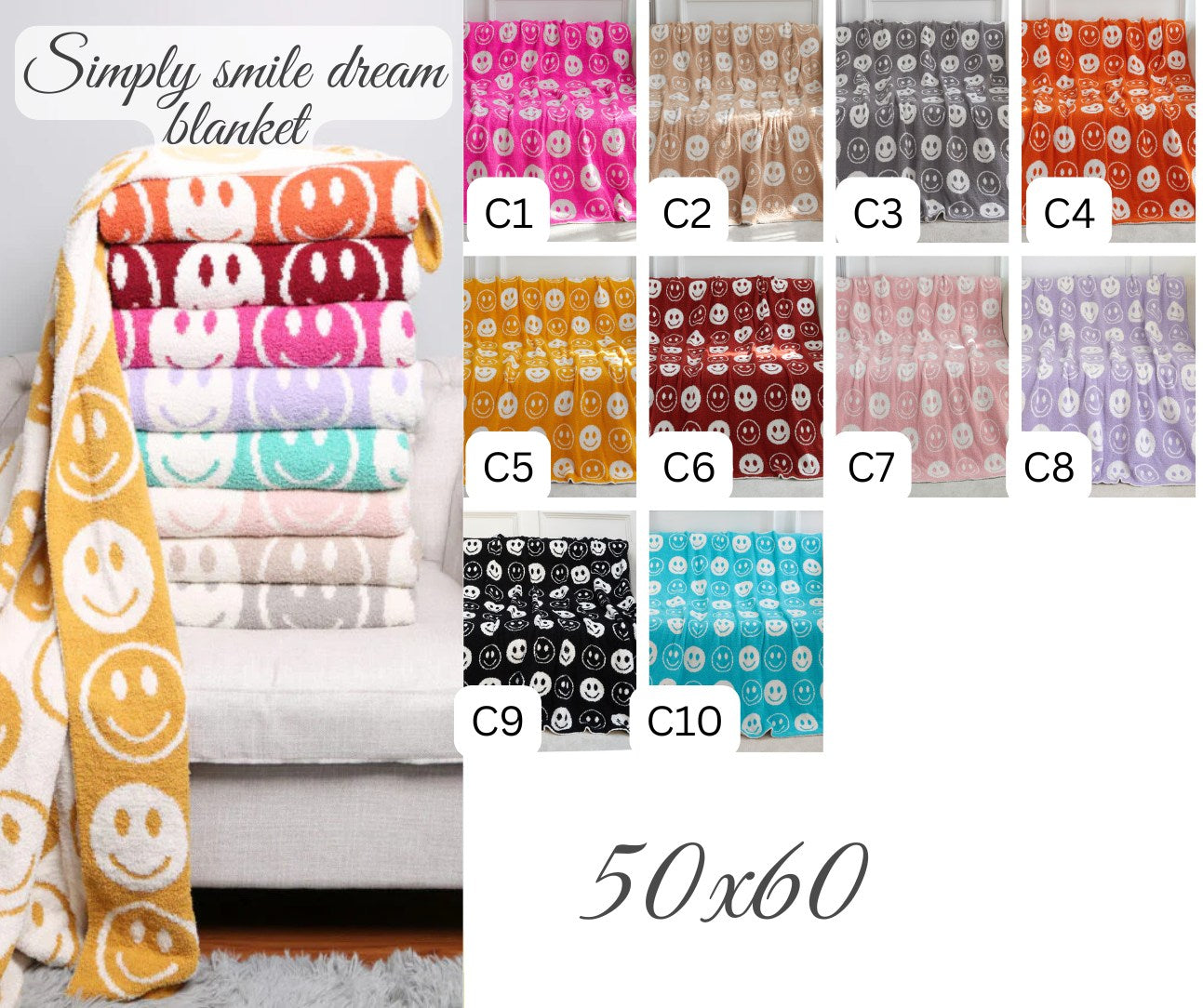 SMILE DREAM BLANKET *PRE-ORDER*