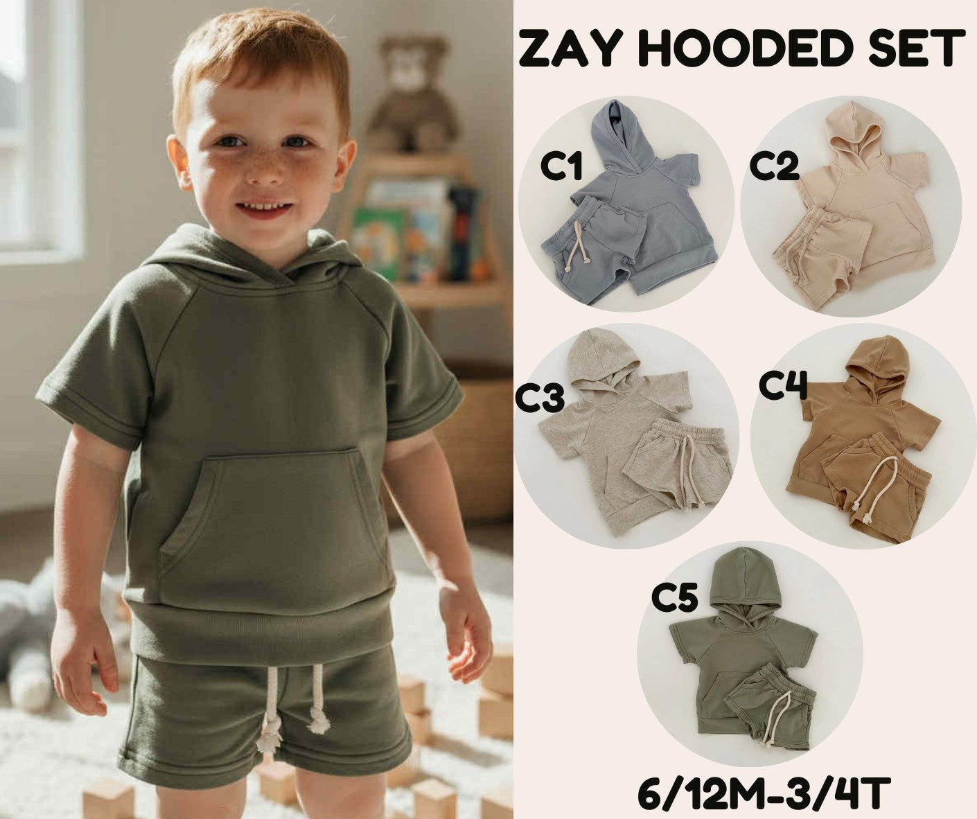 Zay Hooded Set *PRE-ORDER*