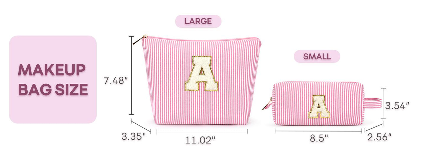 Personalized Initial Makeup Bag *PRE-ORDER*